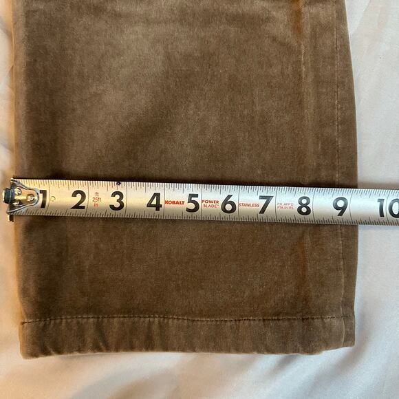 Ann Taylor Tan, Crushed Velour, Flared Leg Pants- 4 - Picture 12 of 12